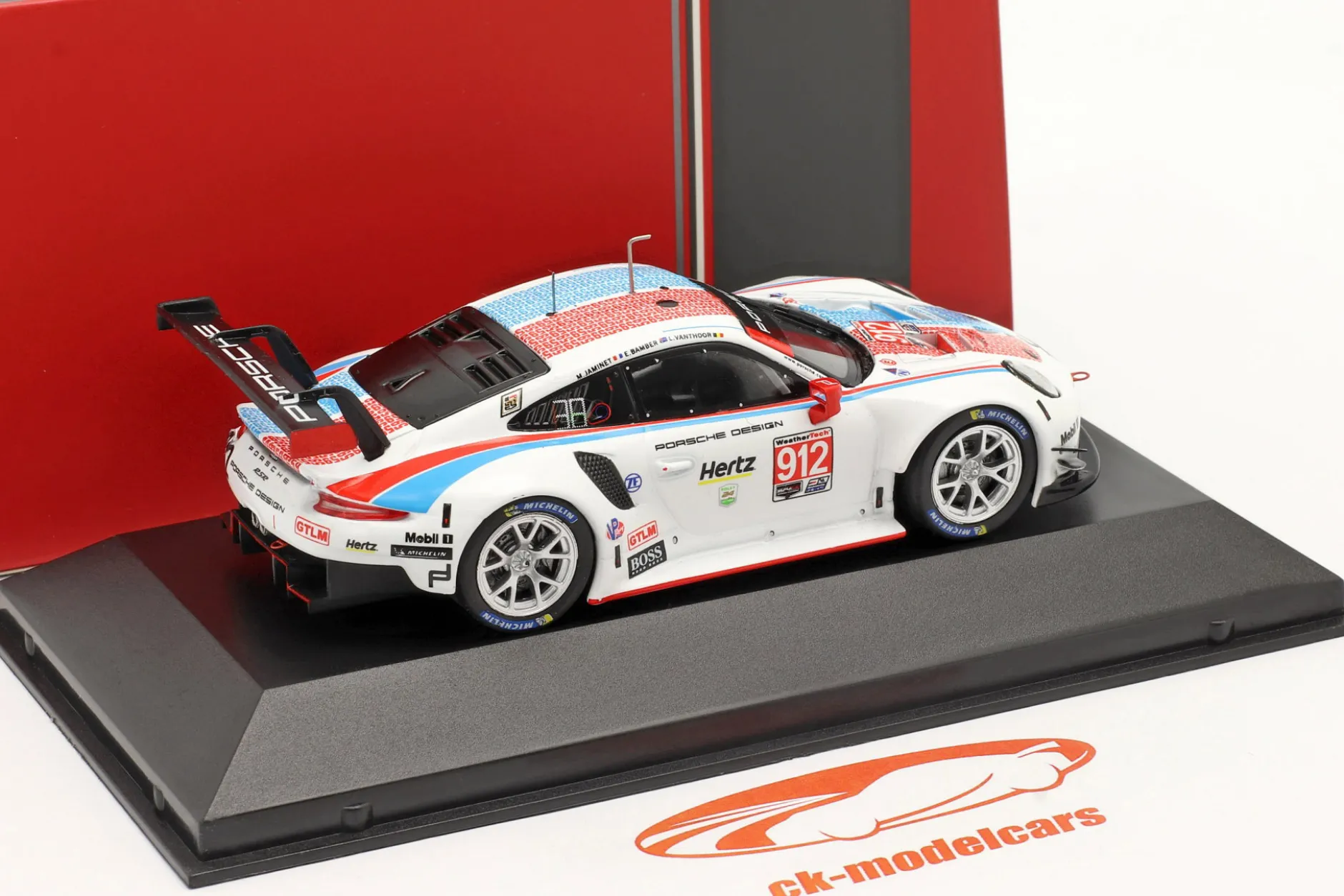 Porsche 911 RSR #912 3rd GTLM-Klasse 24h Daytona 2019 Porsche GT Team 1:43 Ixo