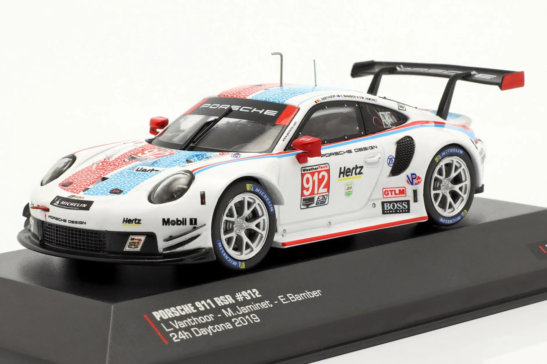 Porsche 911 RSR #912 3rd GTLM-Klasse 24h Daytona 2019 Porsche GT Team 1:43 Ixo