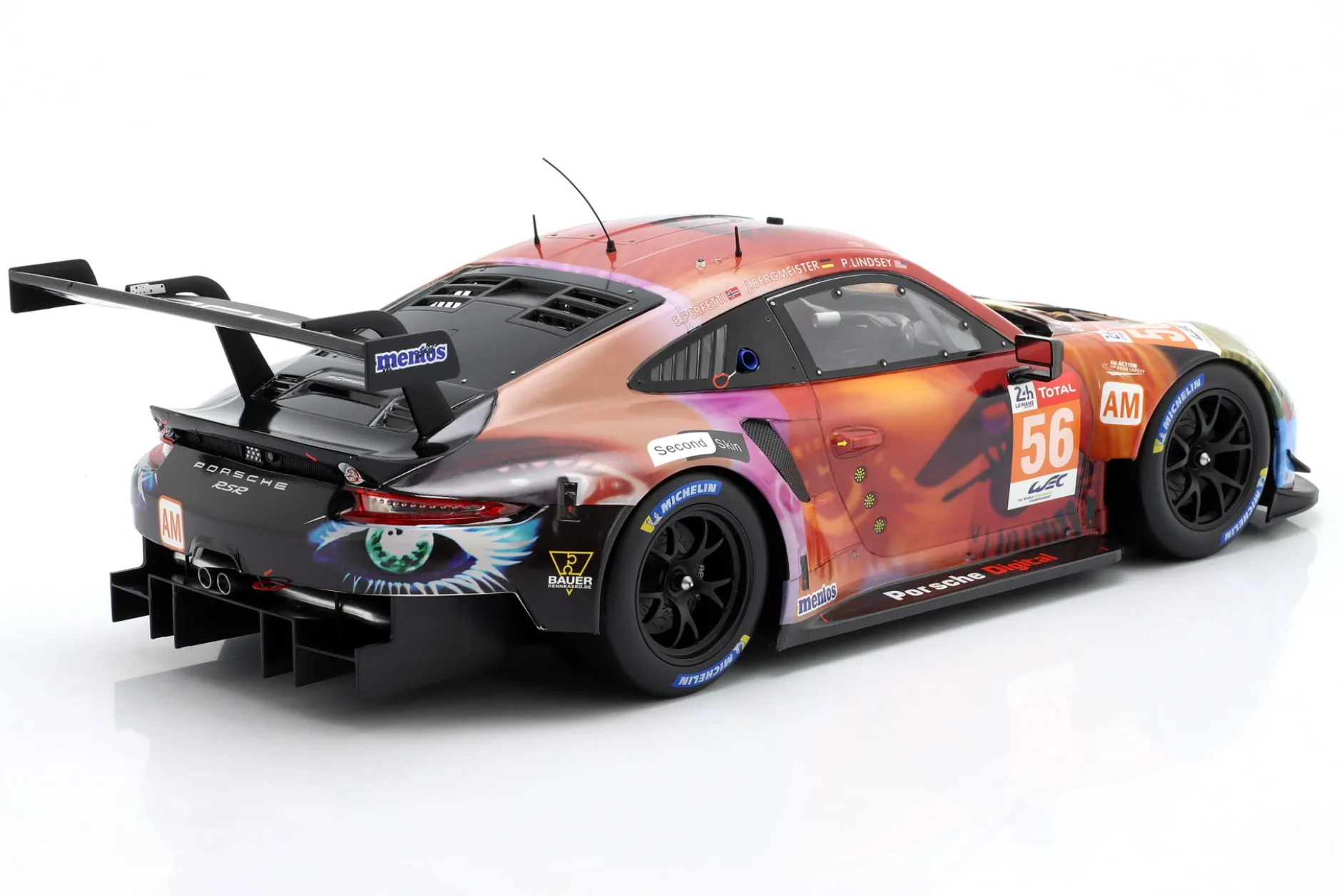 Porsche 911 RSR #56 Sieger LMGTE Am 24h LeMans 2019 Team Project 1 1:12 Ixo