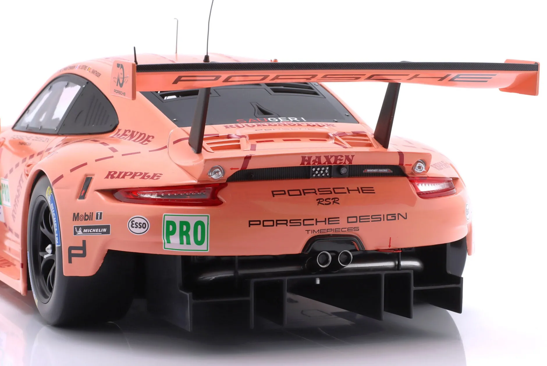 Porsche 911 (991) RSR #92 Sieger LMGTE-Pro 24h LeMans 2018 Pink Pig 1:12 Ixo