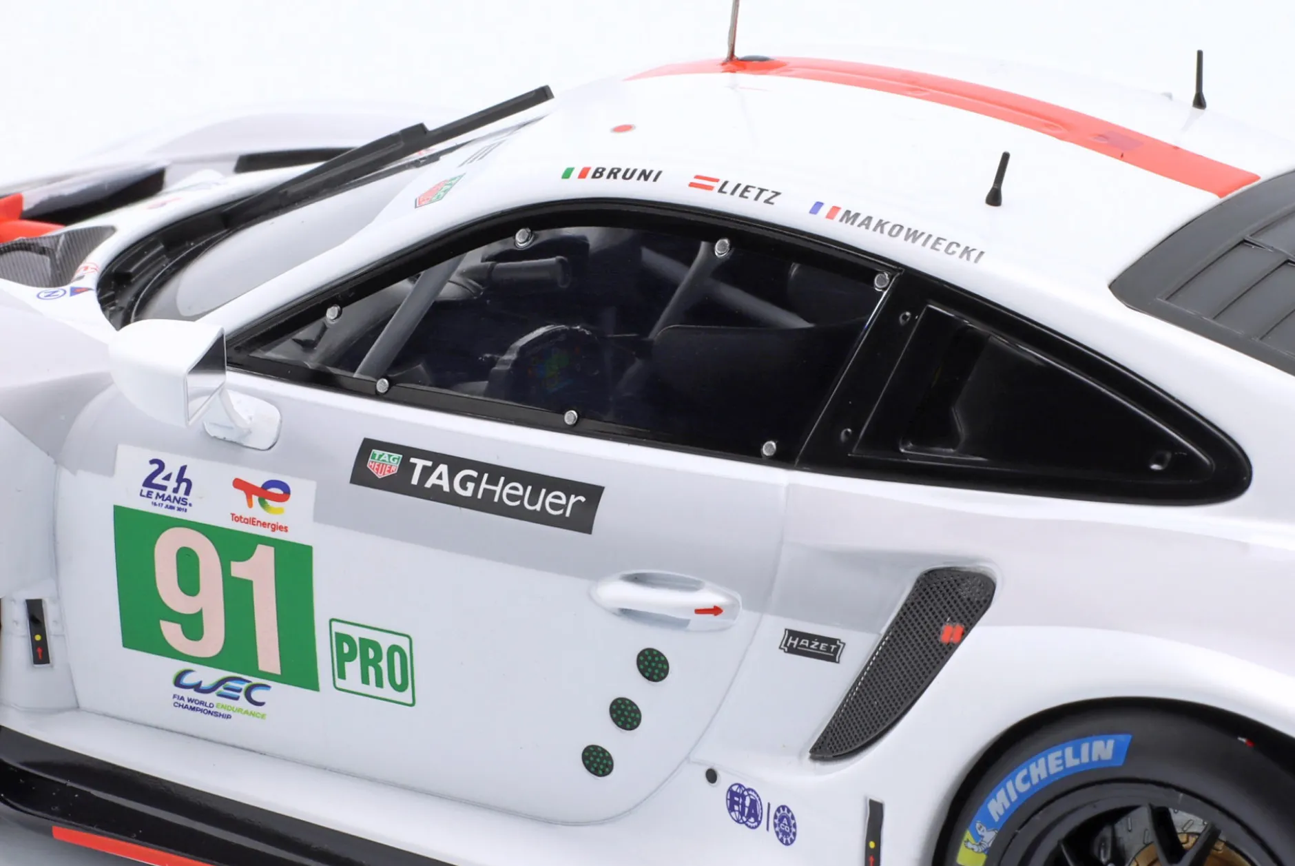 Porsche 911 RSR #91 Sieger LMGTE Pro 24h LeMans 2022 Porsche GT Team 1:18 Ixo