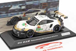 Porsche 911 RSR #91 Weltmeister WEC SuperSeason 2018/2019 24hLeMans 1:43 Spark