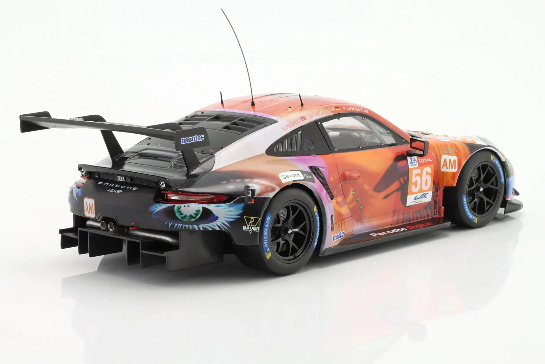 Porsche 911 RSR #56 Winner LMGTE AM 24h LeMans 2019 Team Project 1 1:18 Ixo
