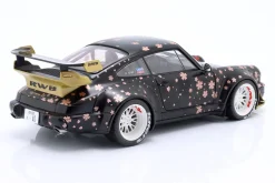 Porsche 911 (964) RWB Rauh-Welt Aoki 2021 schwarz mit Dekor 1:18 Solido