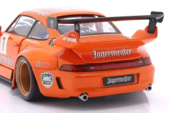 Porsche 911 (993) RWB Rauh-Welt Bodykit Jägermeister #7 2020 orange 1:18 Solido