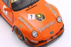 Porsche 911 (993) RWB Rauh-Welt Bodykit Jägermeister #7 2020 orange 1:18 Solido