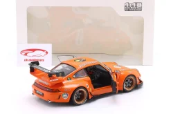Porsche 911 (993) RWB Rauh-Welt Bodykit Jägermeister #7 2020 orange 1:18 Solido