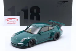 Porsche 911 (997) RWB Rauh-Welt Body Kit Syunkashuto 2021 grün 1:18 GT-Spirit