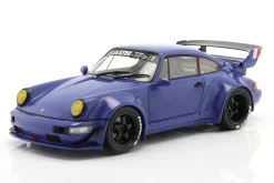 Porsche 911 (964) RWB Rauh-Welt Champagne Baujahr 2017 blau 1:18 Solido
