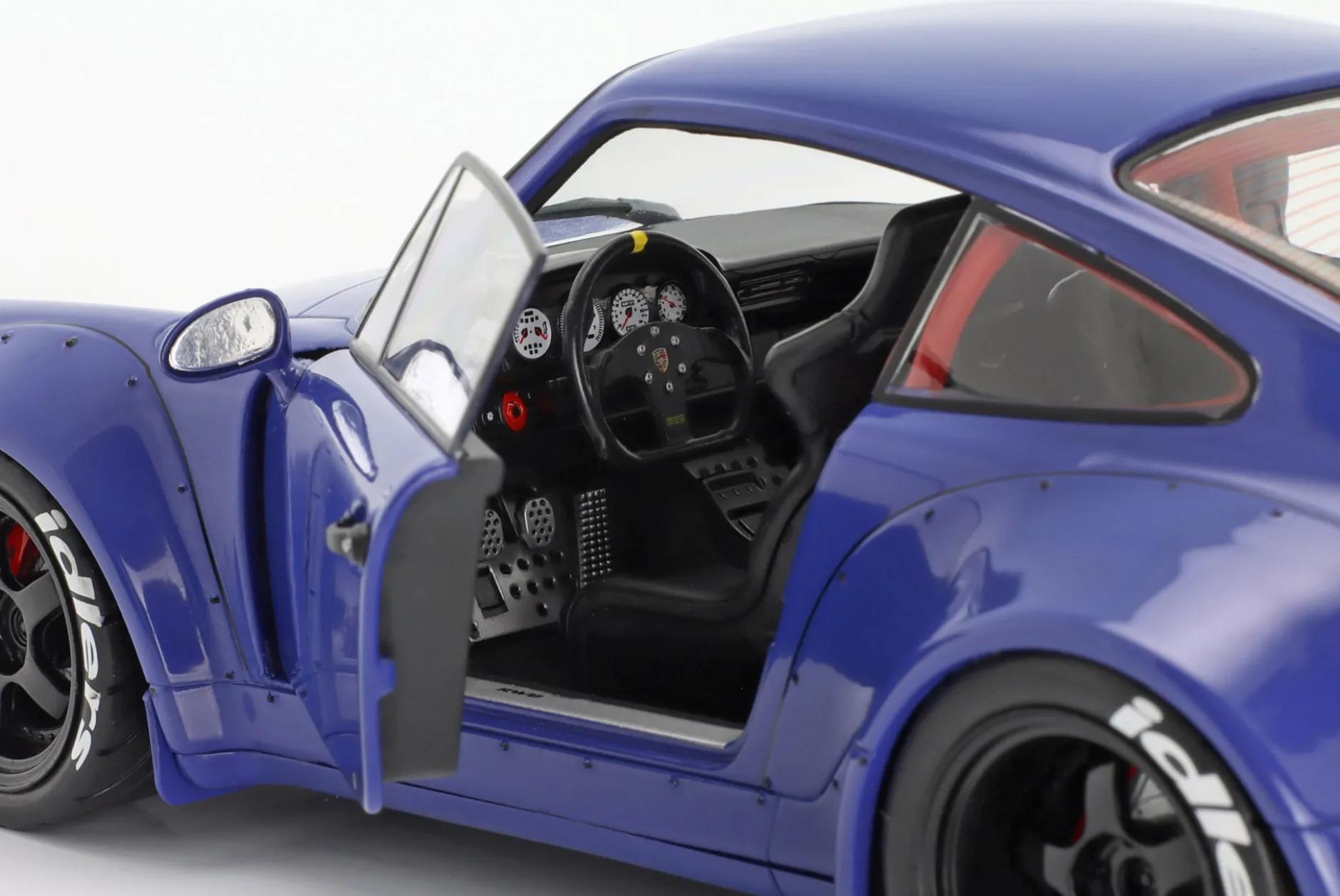 Porsche 911 (964) RWB Rauh-Welt Champagne Baujahr 2017 blau 1:18 Solido