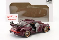 Porsche 911 (964) RWB Rauh-Welt Hekigyoku Baujahr 2022 violett 1:18 Solido