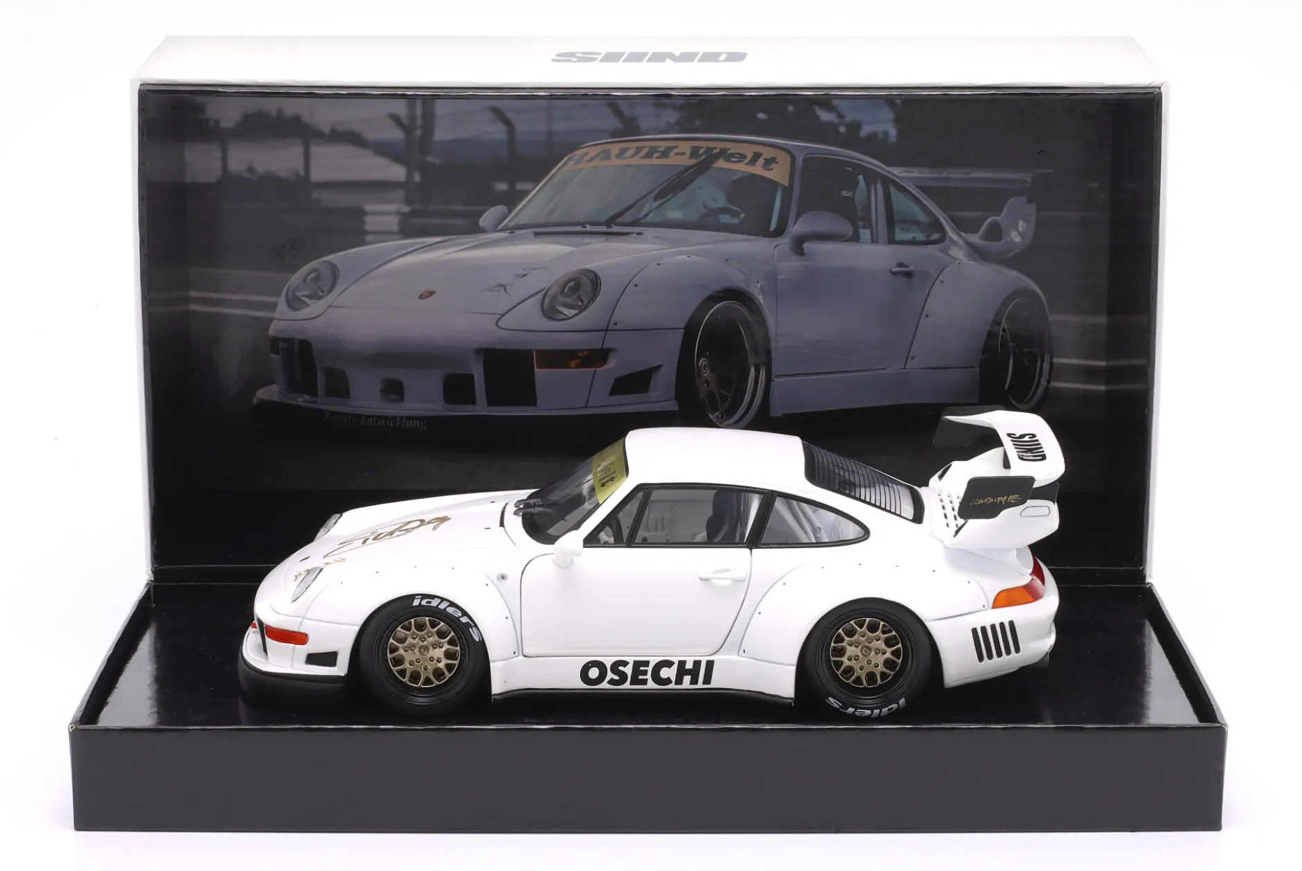 Porsche 911 (993) RWB Rauh-Welt Osechi G2.2 Sidney Hoffmann Signature Edition 1:18 WERK83