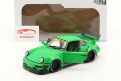 Porsche 911 (964) RWB Rauh-Welt Pandora One Baujahr 2011 grün 1:18 Solido