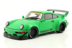 Porsche 911 (964) RWB Rauh-Welt Pandora One Baujahr 2011 grün 1:18 Solido