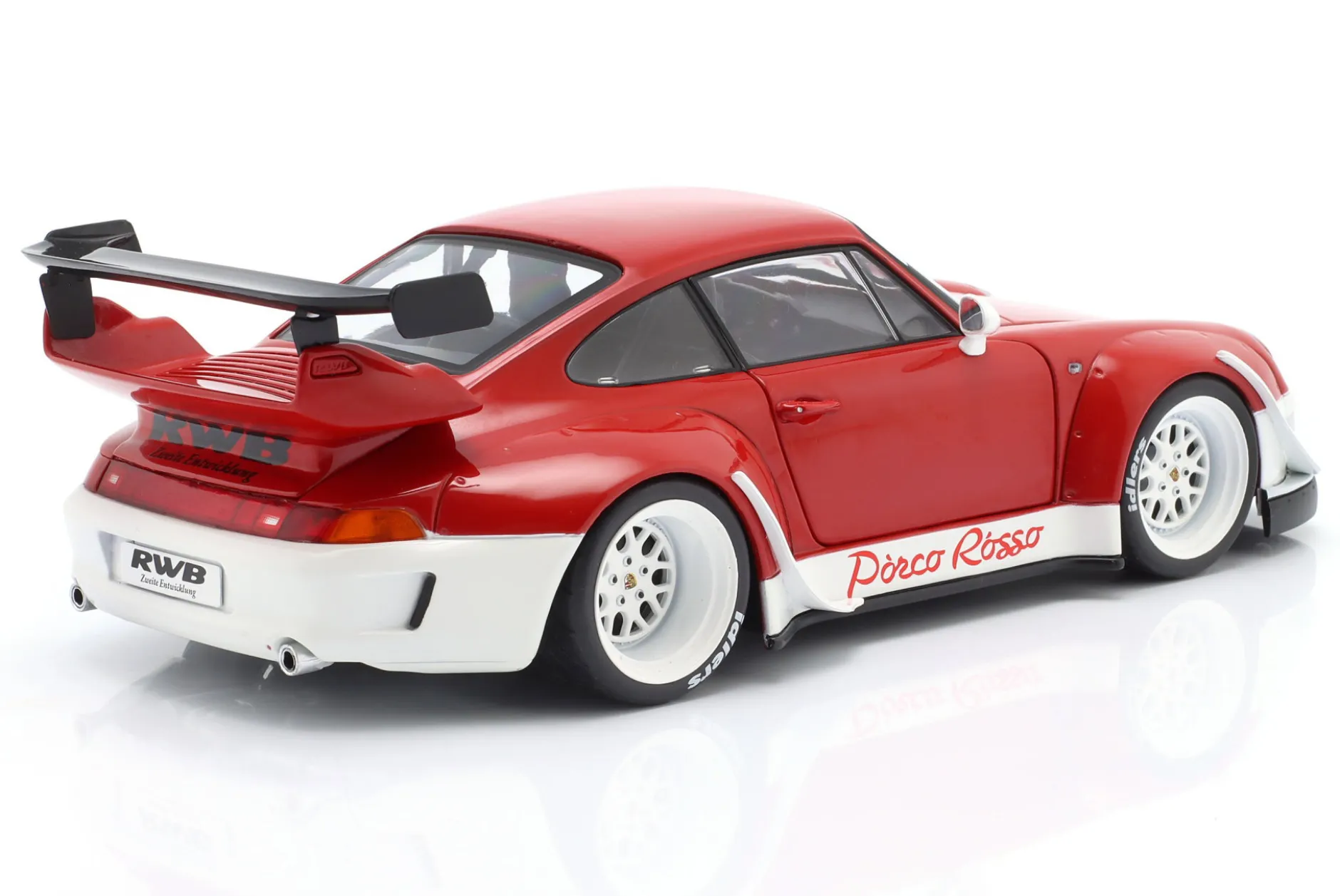 Porsche 911 (993) RWB Rauh-Welt Porco Rosso 2020 rot 1:18 Solido