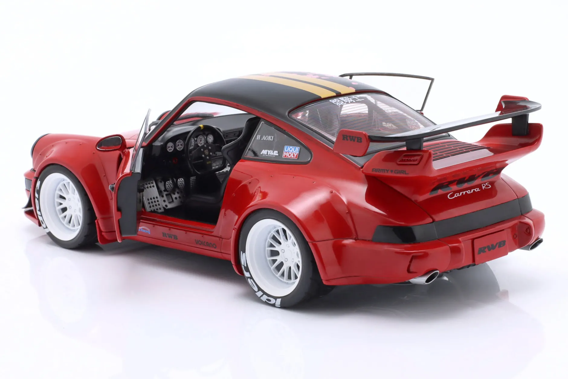 Porsche 911 (964) RWB Rauh-Welt Red Sakura 2021 1:18 Solido