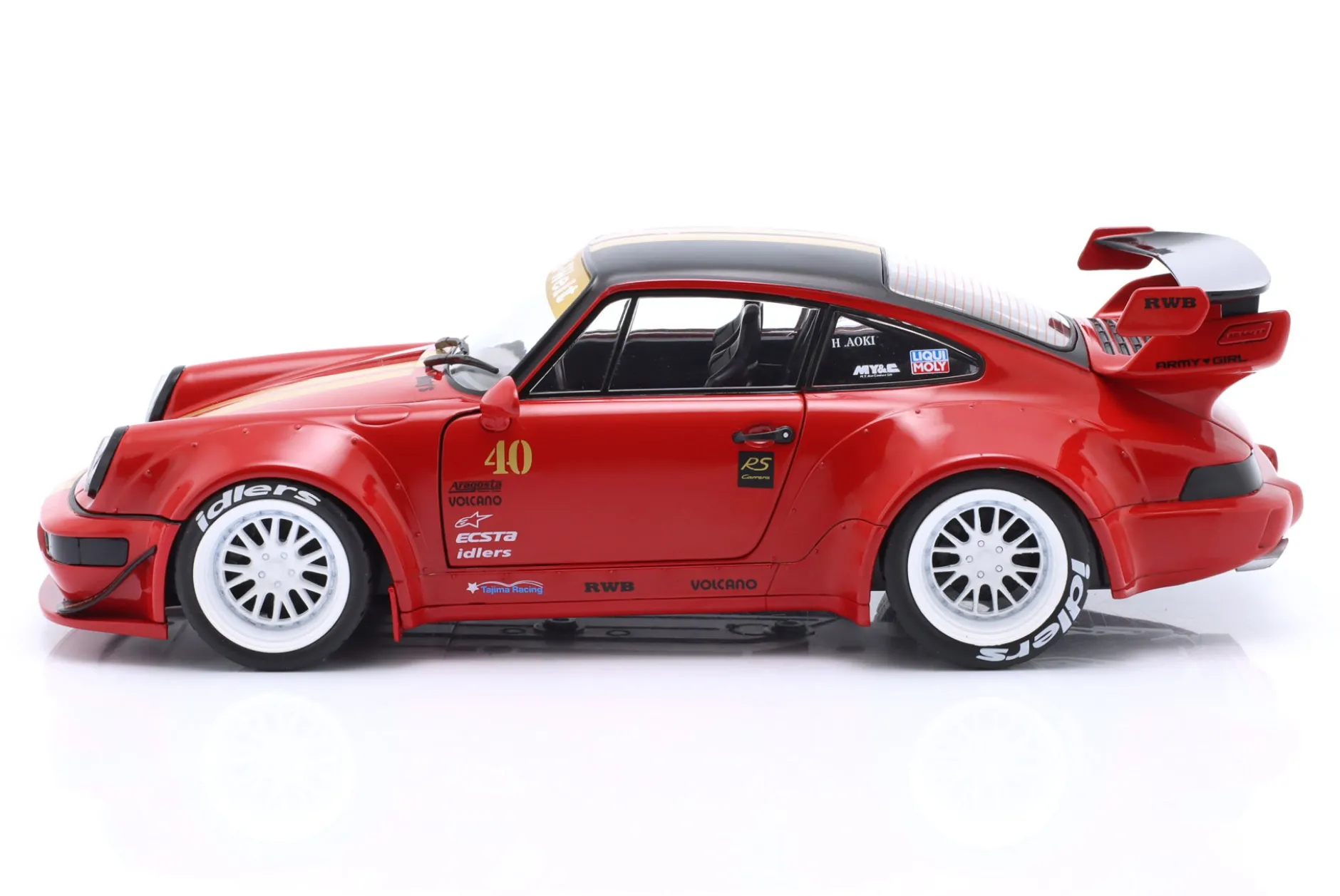 Porsche 911 (964) RWB Rauh-Welt Red Sakura 2021 1:18 Solido