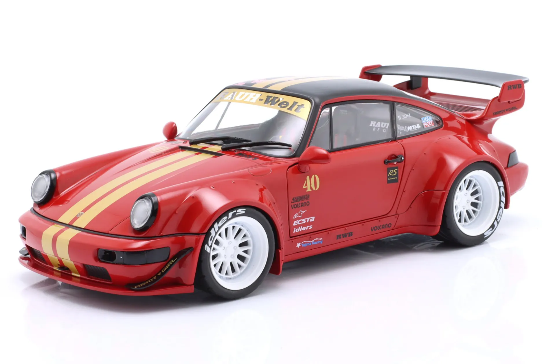 Porsche 911 (964) RWB Rauh-Welt Red Sakura 2021 1:18 Solido
