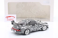 Porsche 911 (964) RWB Rauh-Welt THE ZEBRA 2022 weiß / schwarz 1:18 Solido
