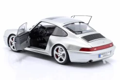 Porsche 911 (993) 4S Baujahr 1996 polarsilber 1:18 Solido