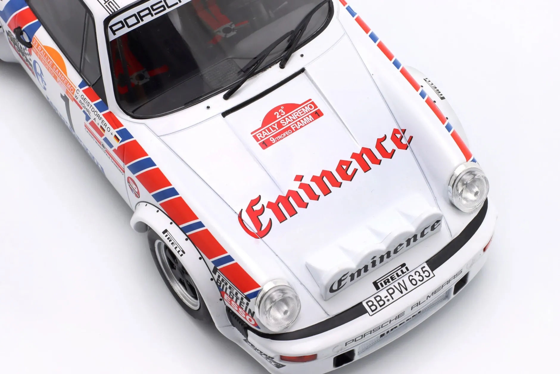 Porsche 911 SC Gr.4 #1 Rallye San Remo 1981 Röhrl, Geistdörfer 1:18 WERK83