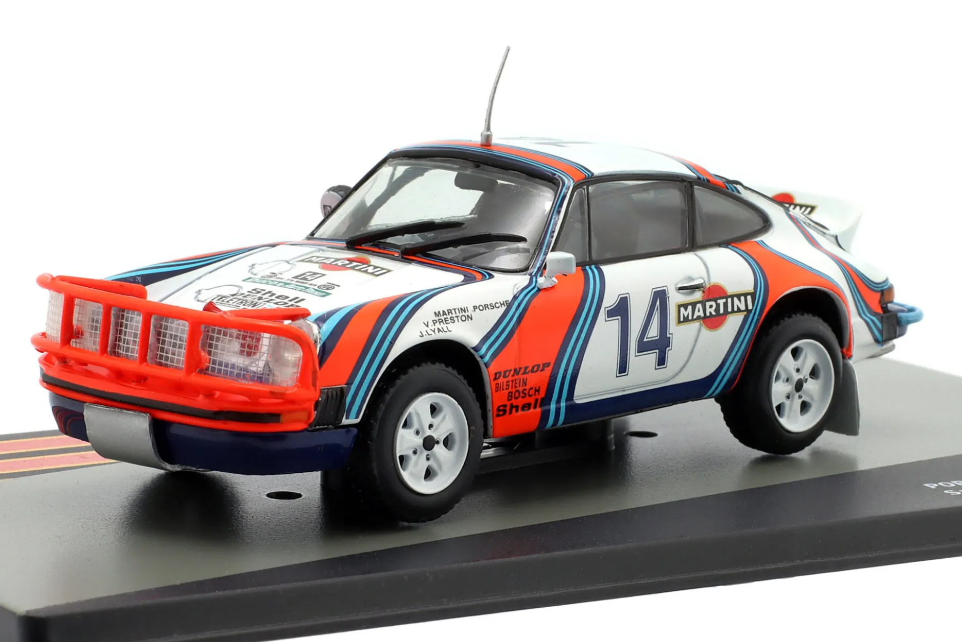 Porsche 911 SC #14 2nd Safari Rallye 1978 Preston, Lyall 1:43 Altaya