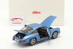 Porsche 911 S Coupe Baujahr 1973 blau metallic 1:18 Schuco