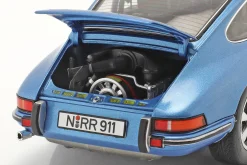 Porsche 911 S Coupe Baujahr 1973 blau metallic 1:18 Schuco