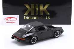 Porsche 911 SC Targa Baujahr 1983 schwarz 1:18 KK-Scale