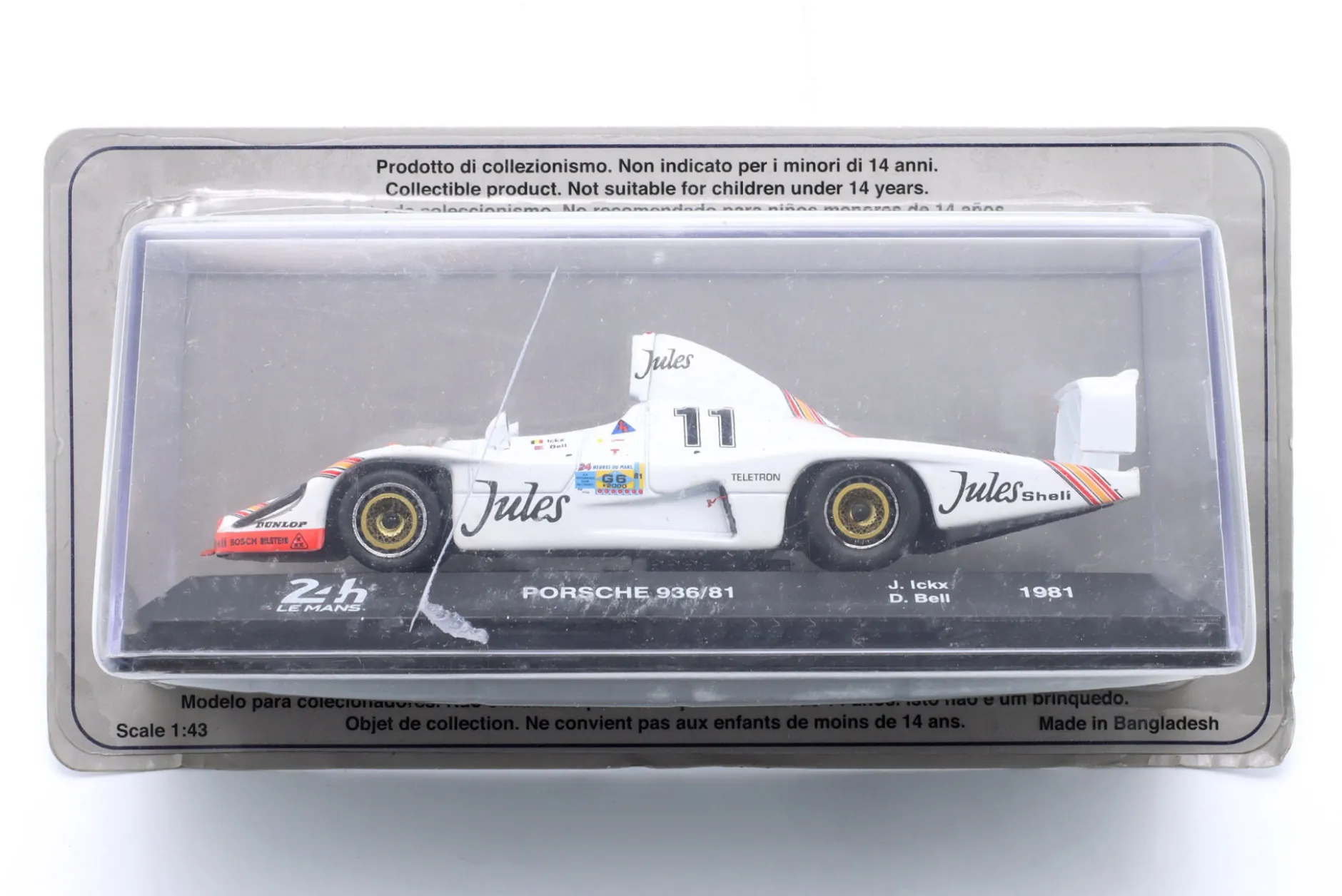 Porsche 936/81 #11 Sieger 24h LeMans 1981 Ickx, Bell 1:43 Altaya