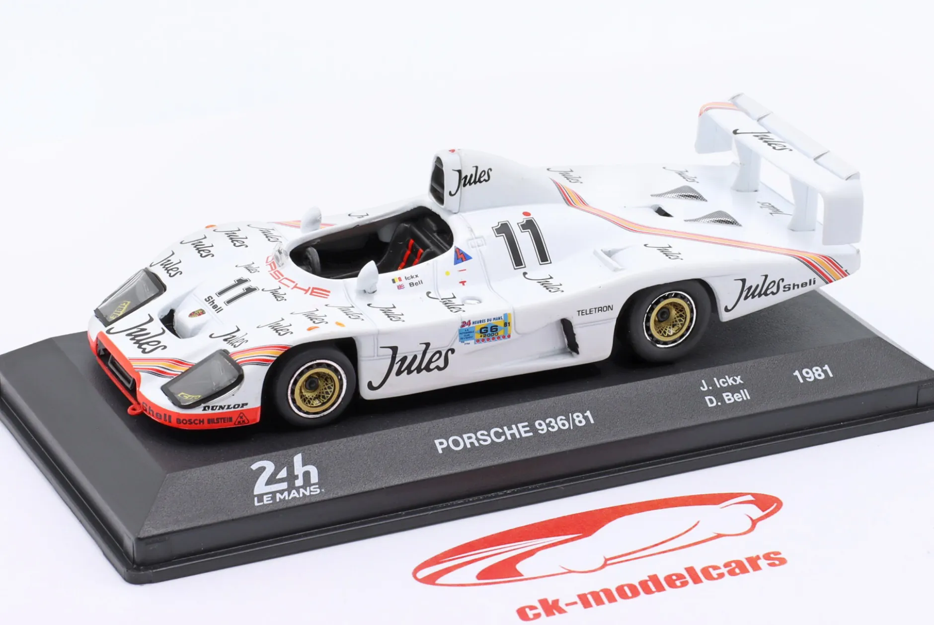 Porsche 936/81 #11 Sieger 24h LeMans 1981 Ickx, Bell 1:43 Altaya