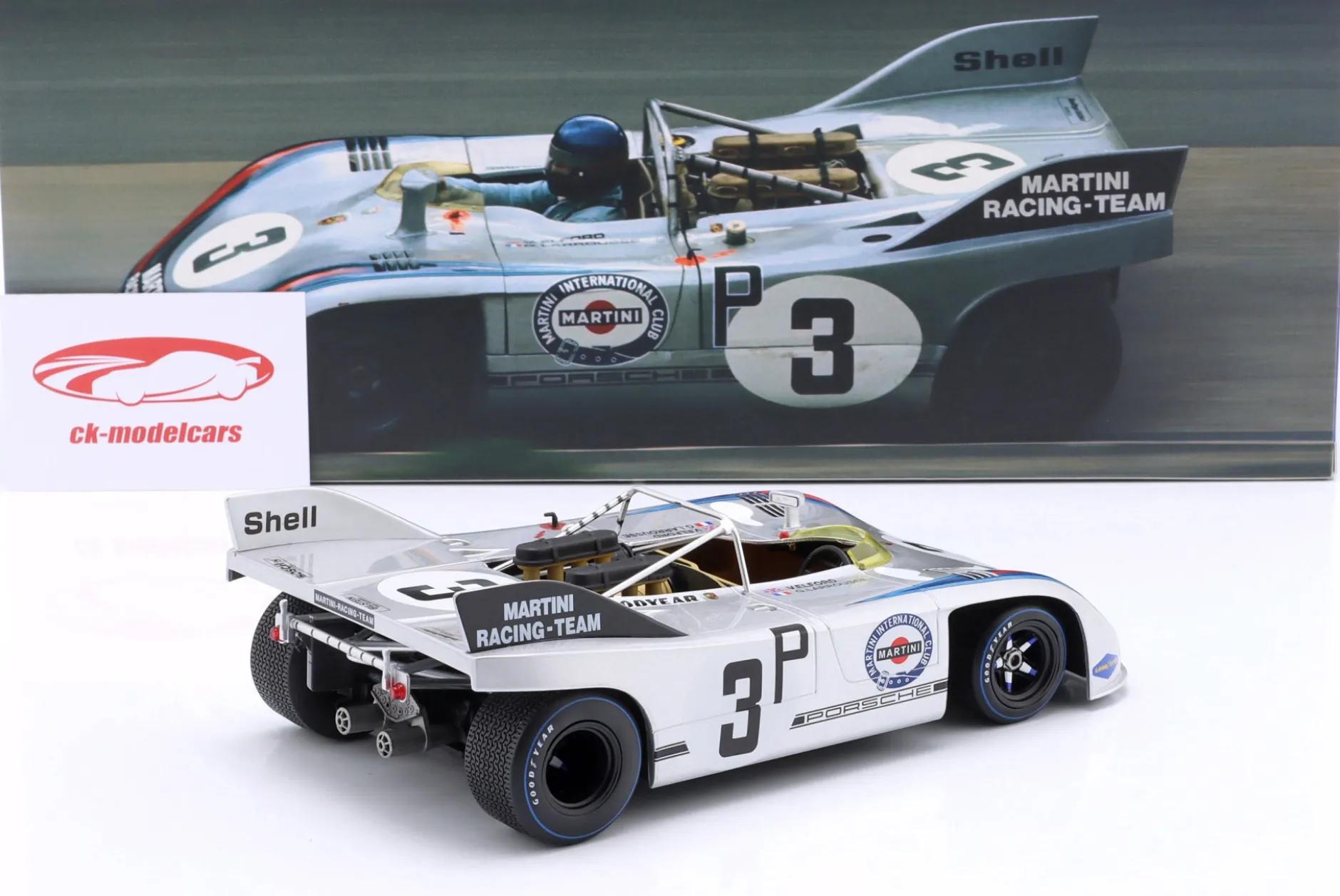 Porsche 908/03 #3 Sieger 1000km Nürburgring 1971 Elford, Larrousse 1:18 WERK83