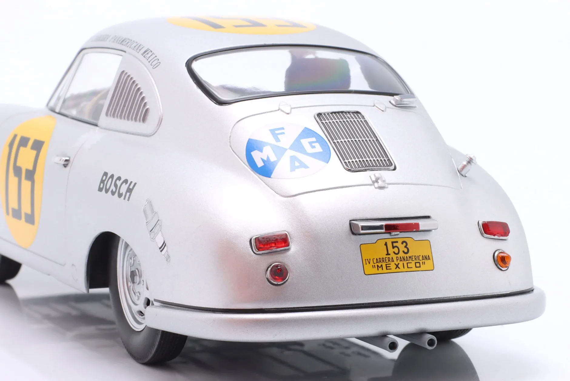 Porsche 356 SL #153 Carrera Panamericana 1953 Contreras, Alfonso 1:18 WERK83