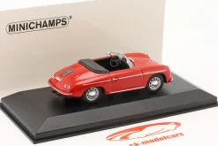 Porsche 356 Speedster Baujahr 1956 rot 1:43 Minichamps