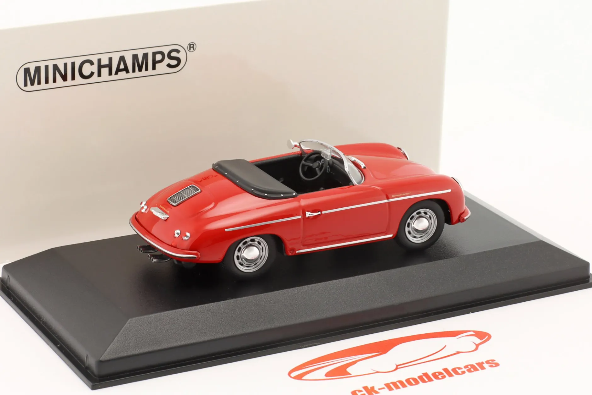 Porsche 356 Speedster Baujahr 1956 rot 1:43 Minichamps