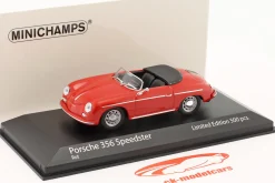 Porsche 356 Speedster Baujahr 1956 rot 1:43 Minichamps