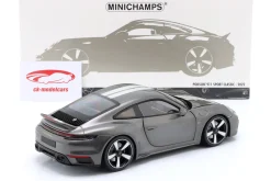 Porsche 911 (992) Sport Classic Baujahr 2022 grau metallic 1:18 Minichamps