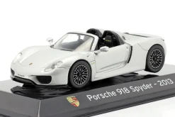 Porsche 918 Spyder Baujahr 2013 liquid silber 1:43 Altaya