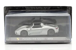 Porsche 918 Spyder Baujahr 2013 liquid silber 1:43 Altaya
