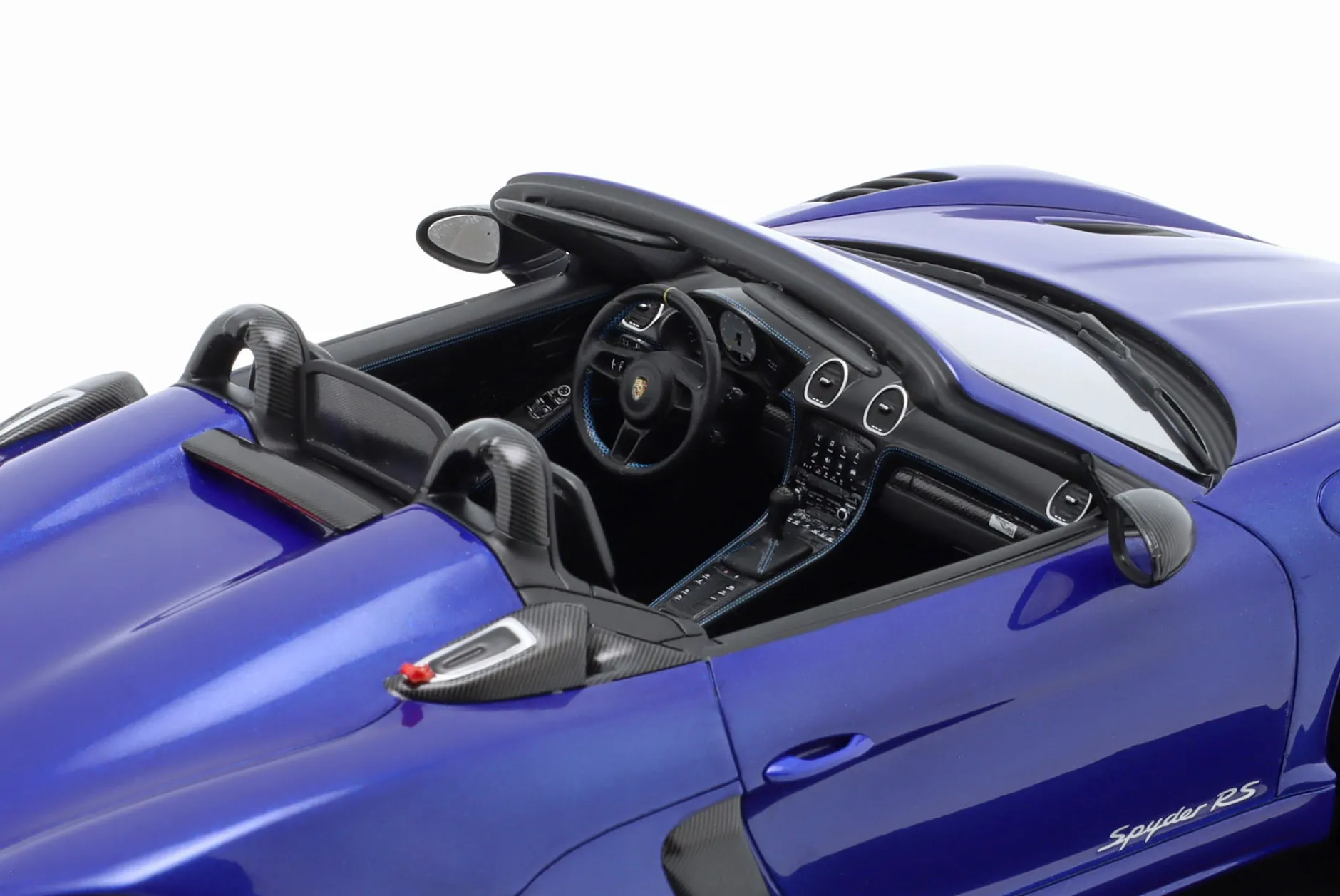 Porsche 718 (982) Spyder RS Baujahr 2024 San Marino blau 1:18 Spark
