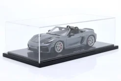 Porsche 718 (982) Spyder RS Baujahr 2024 vanadiumgrau 1:18 Spark
