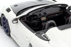 Porsche 718 Spyder RS Weissach-Paket Baujahr 2024 weiß 1:18 Minichamps