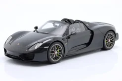 Porsche 918 Spyder Weissach Package 2013 schwarz metallic 1:12 AUTOart