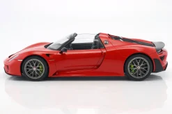 Porsche 918 Spyder Weissach Paket Baujahr 2013 indischrot 1:12 AUTOart