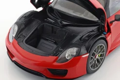Porsche 918 Spyder Weissach Paket Baujahr 2013 indischrot 1:12 AUTOart