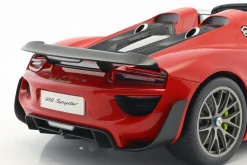 Porsche 918 Spyder Weissach Paket Baujahr 2013 indischrot 1:12 AUTOart