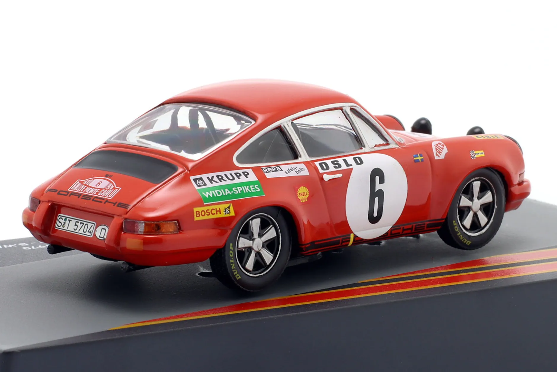 Porsche 911 S #6 Sieger Rallye Monte Carlo 1970 Waldegard, Helmer 1:43 Altaya