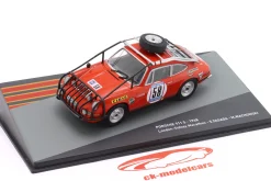 Porsche 911 S #58 4th London-Sidney Marathon 1968 Zasada, Wachowski 1:43 Altaya