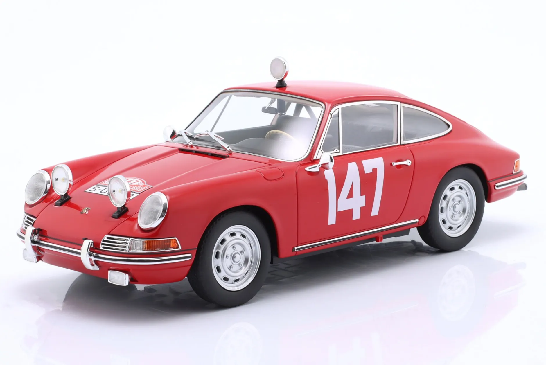 Porsche 911 S #147 5th Rallye Monte Carlo 1965 Linge, Falk 1:18 Matrix