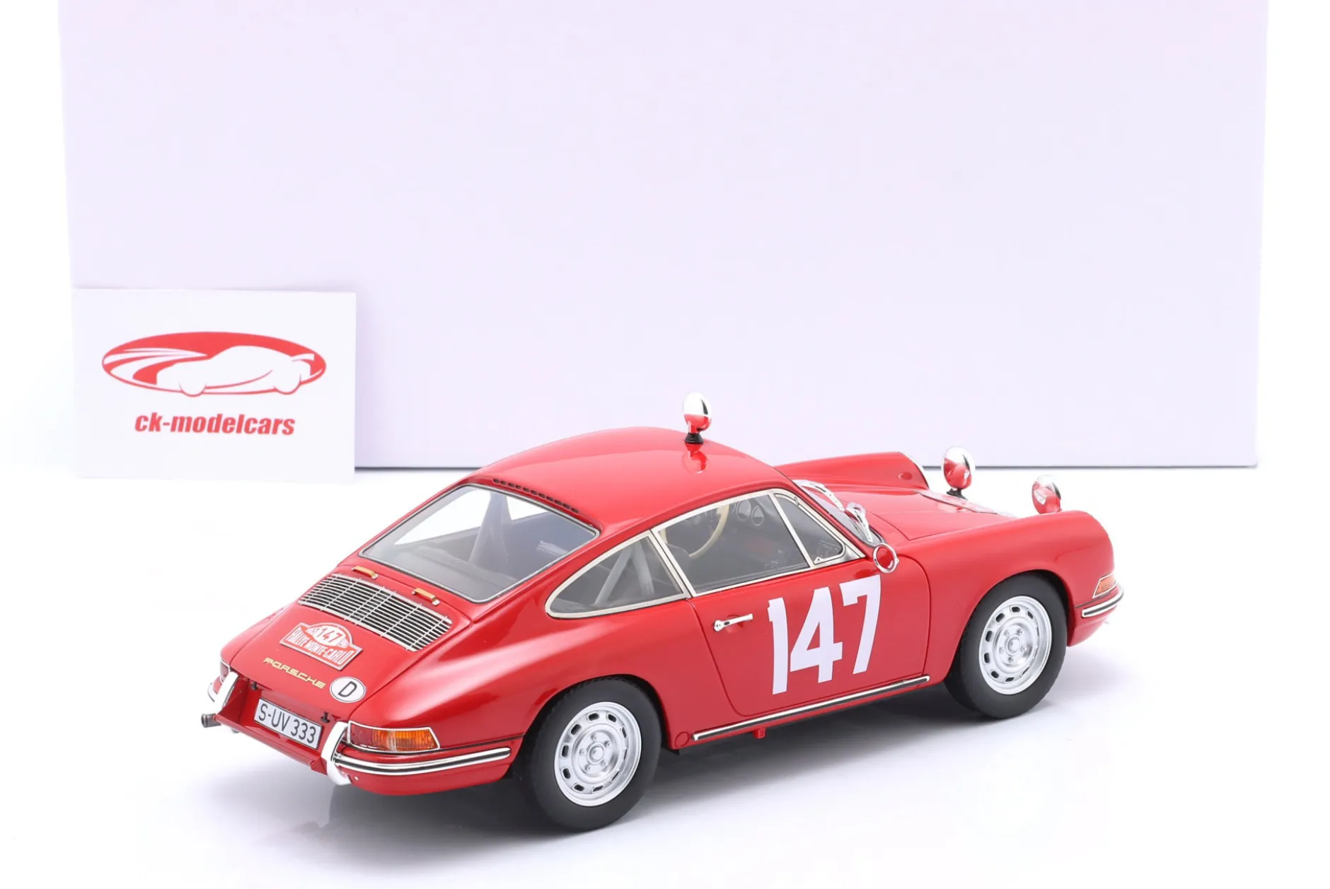 Porsche 911 S #147 5th Rallye Monte Carlo 1965 Linge, Falk 1:18 Matrix